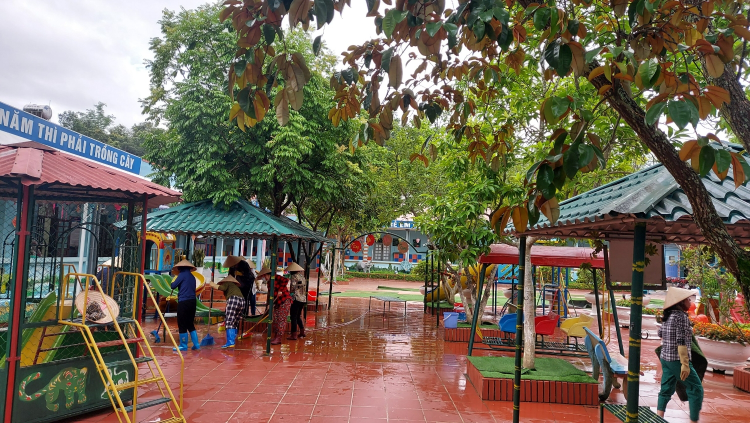 CÔNG TÁC CHUẨN BỊ ĐÓN CHÀO NĂM HỌC MỚI 2023-2024 TẠI TRƯỜNG MẦM NON 7/5