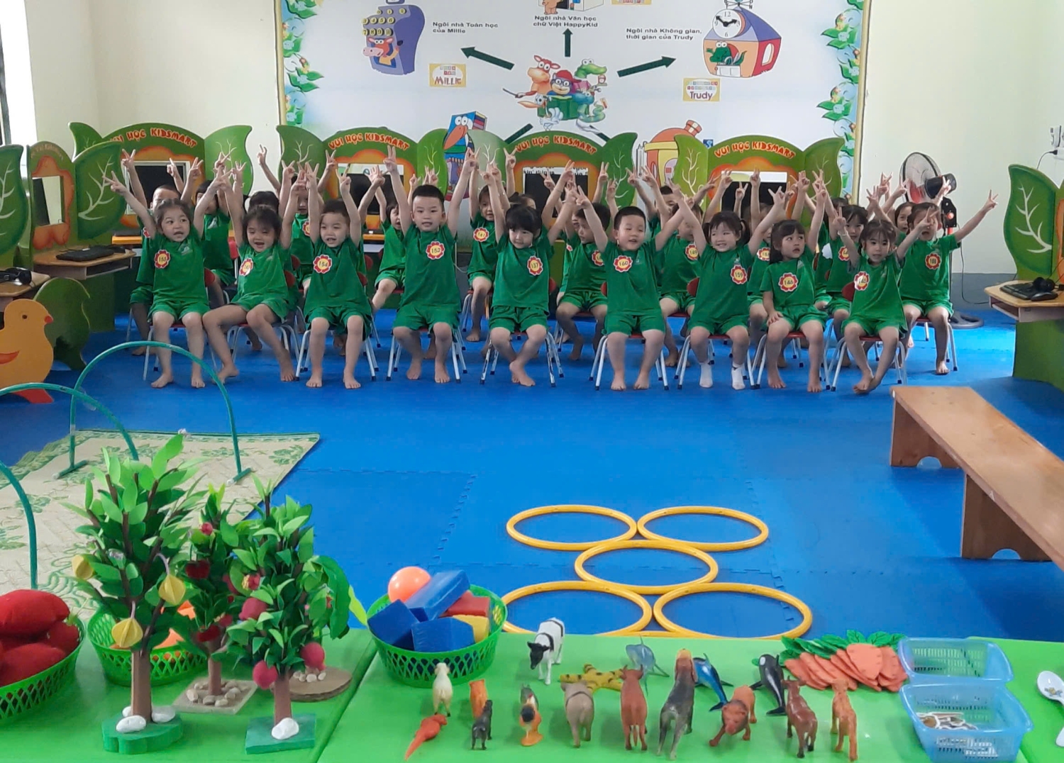 CÁC BÉ TRƯỜNG MẦM NON 7/5 THAM DỰ HỘI THI  “BÉ KHỎE-BÉ NGOAN” CẤP TRƯỜNG NĂM HỌC 2024-2025